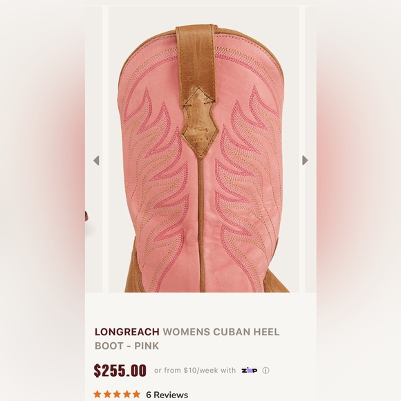 Ringer’s Western Longreach Cuban Heel Boot - Picture 3 of 14